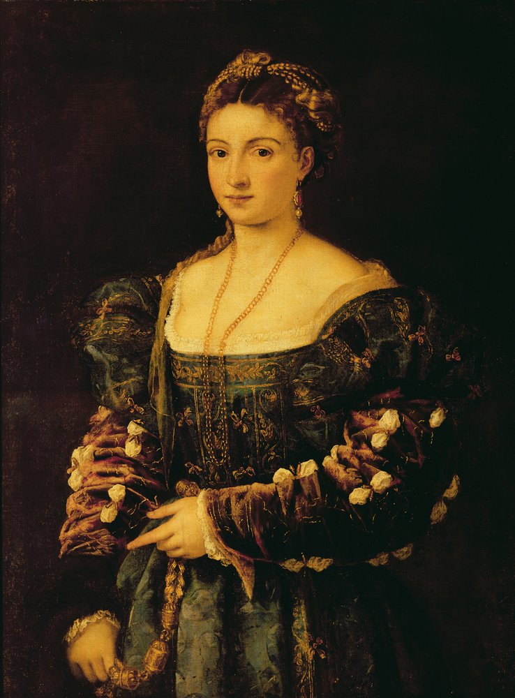 Ritratto di una donna, chiamata La Bella da Tiziano Vecelli
