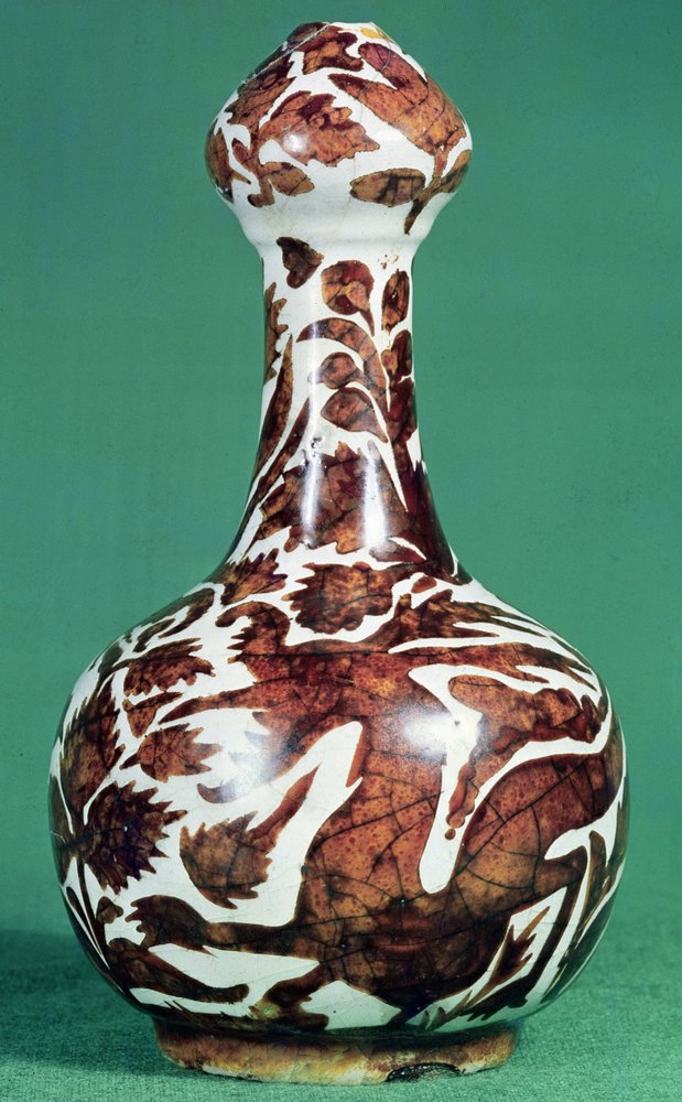 Bottiglia in maiolica, fine XVII secolo da Unbekannt Unbekannt