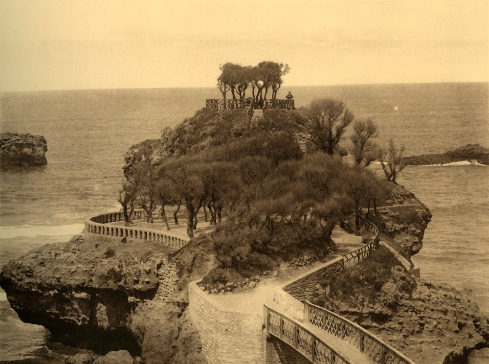 Biarritz - Le Rocher du Basta, c1930 da Unbekannt