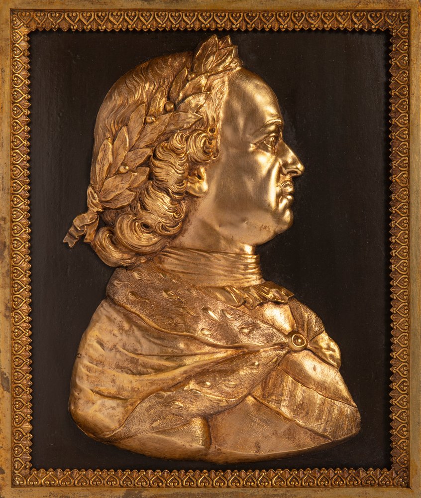 Imperatore Pietro I il Grande Bassorilievo da Unbekannt