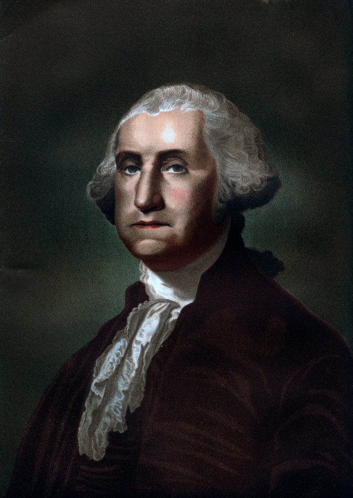 George Washington 1732-1799, primo presidente degli Stati Uniti d