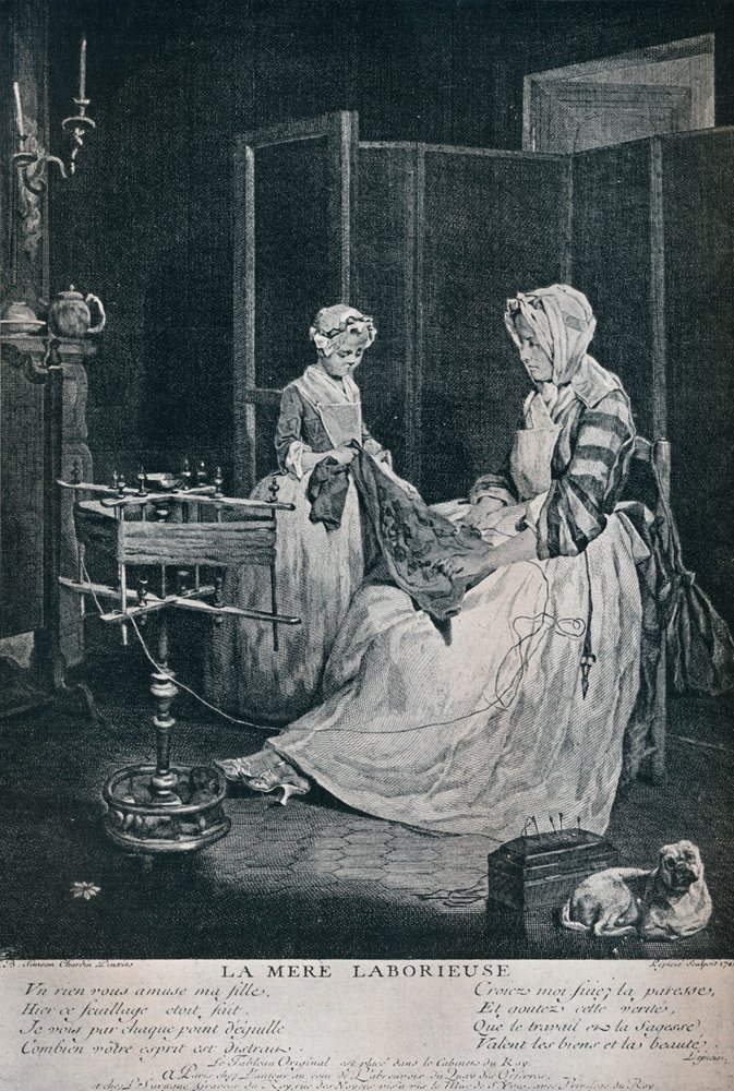 La Madre Laboriosa, 1740, 1916 da Unbekannt