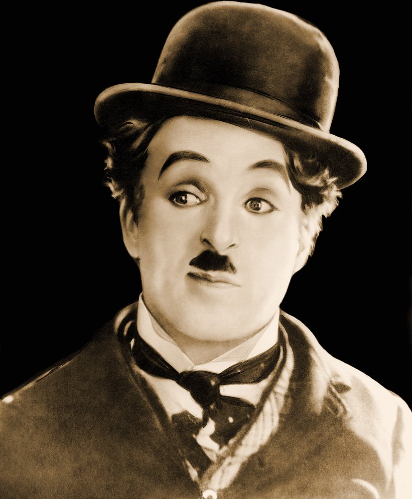 Ritratto di Charlie Chaplin Unbekannt Stampa d'arte