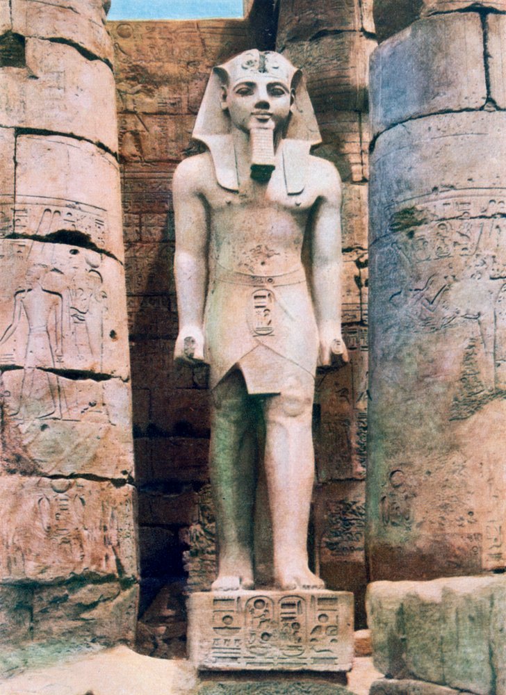 Statua di Ramses II, Luxor, Egitto, XX secolo Unbekannt