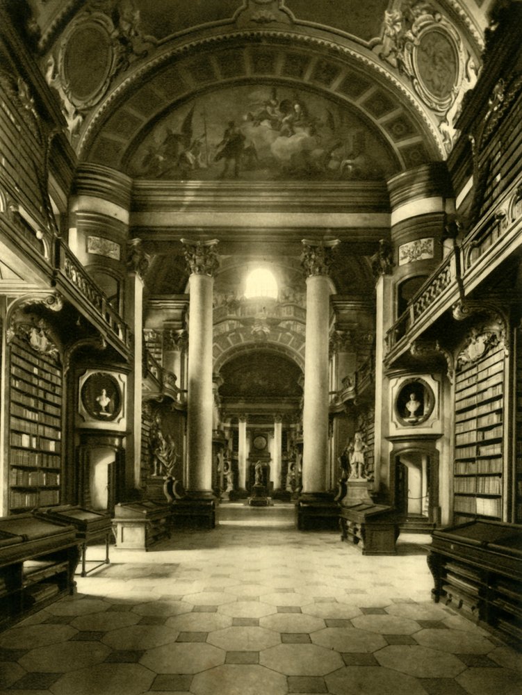 La Biblioteca nazionale austriaca, Vienna, Austria, 1935 circa. da Unbekannt