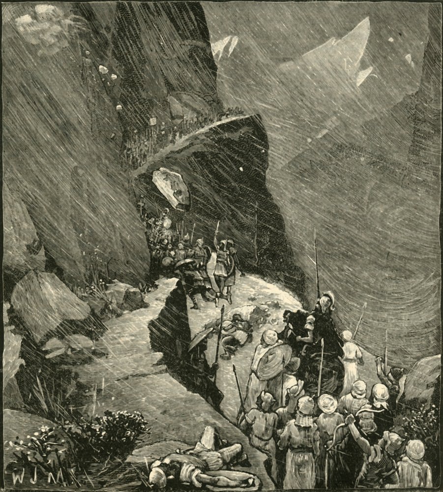 I Cartaginesi attraversano le Alpi, 1890 da Unbekannt