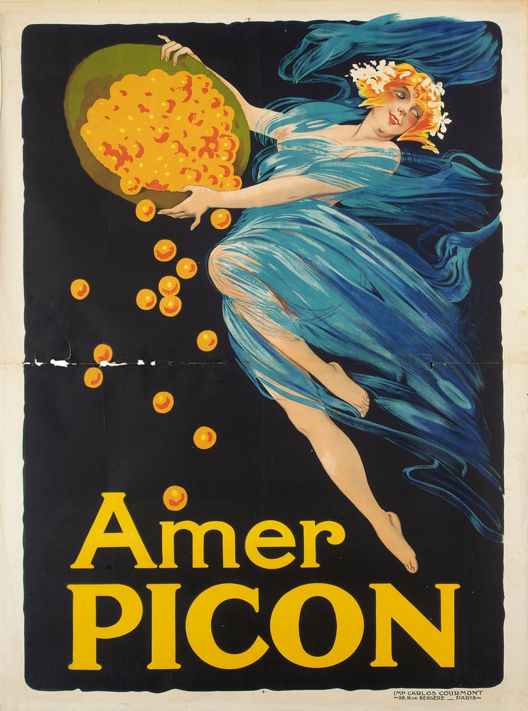 Poster pubblicitario per aperitivo Amer Picon da Unbekannt