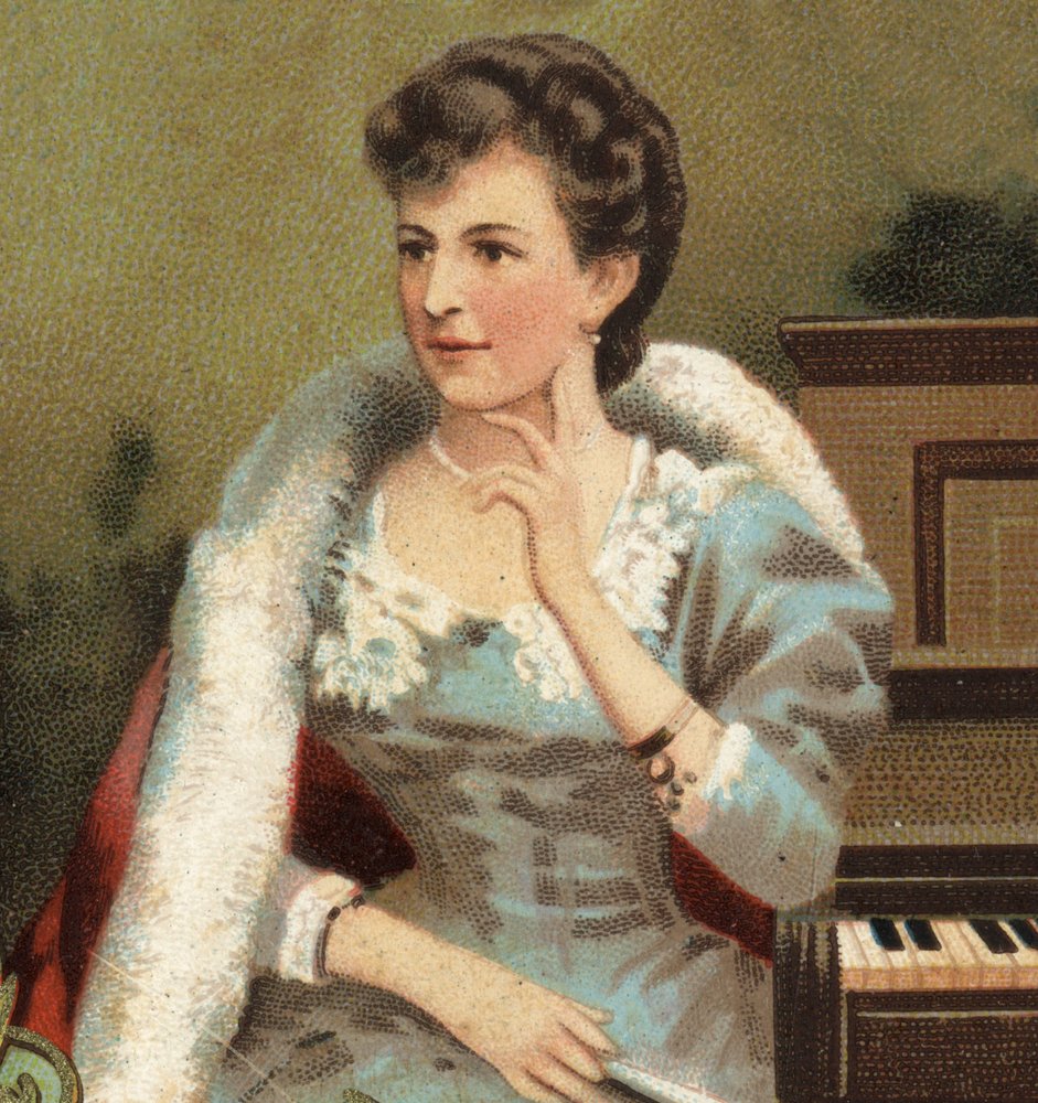 Ritratto di Annette Essipoff [Anna Essipova], pianista russa [1851-1914]. da Unknown artist