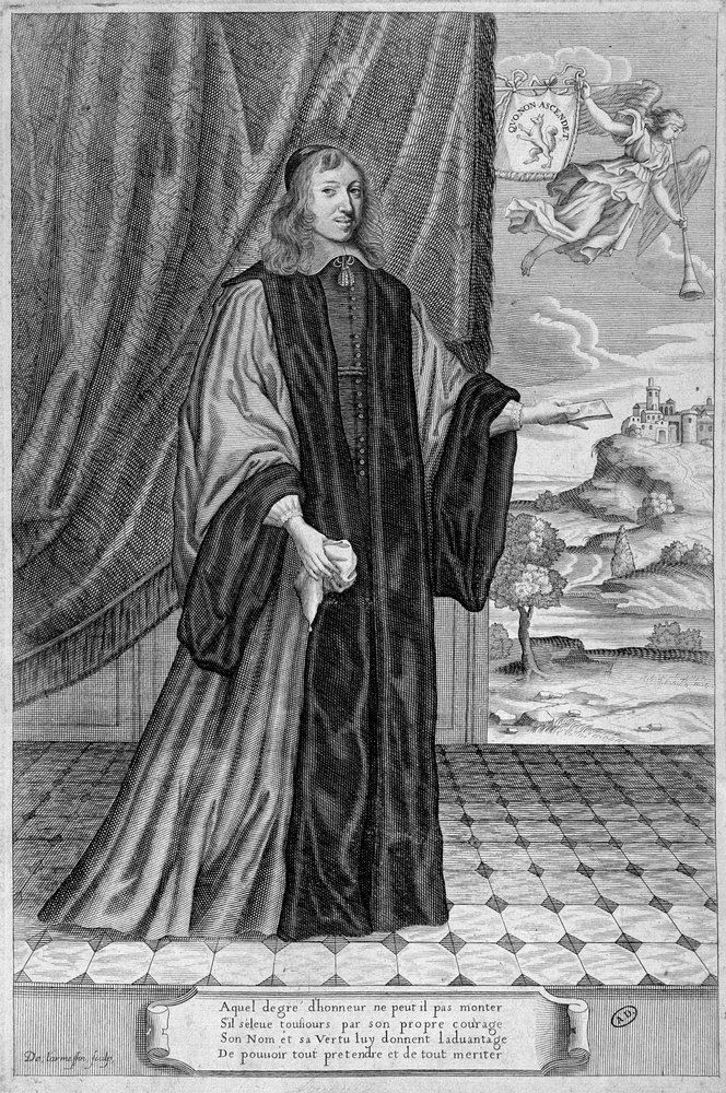 Ritratto di Nicolas Fouquet. sd. Incisione del XIX secolo