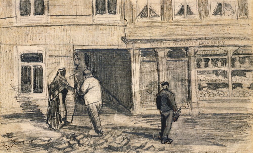 Il panificio in de Geest, 1882 da Vincent van Gogh