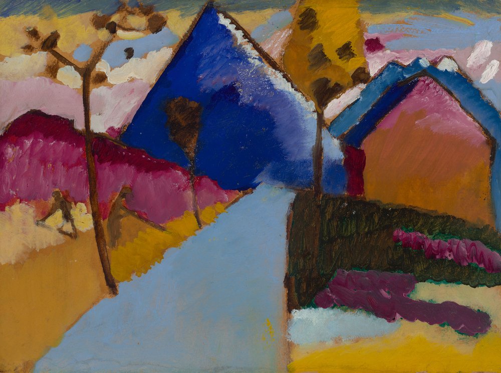 Kochel - Strada diritta da Wassily Kandinsky