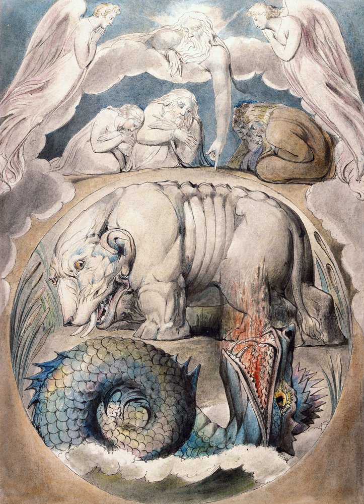 Behemoth e Leviatano da William Blake