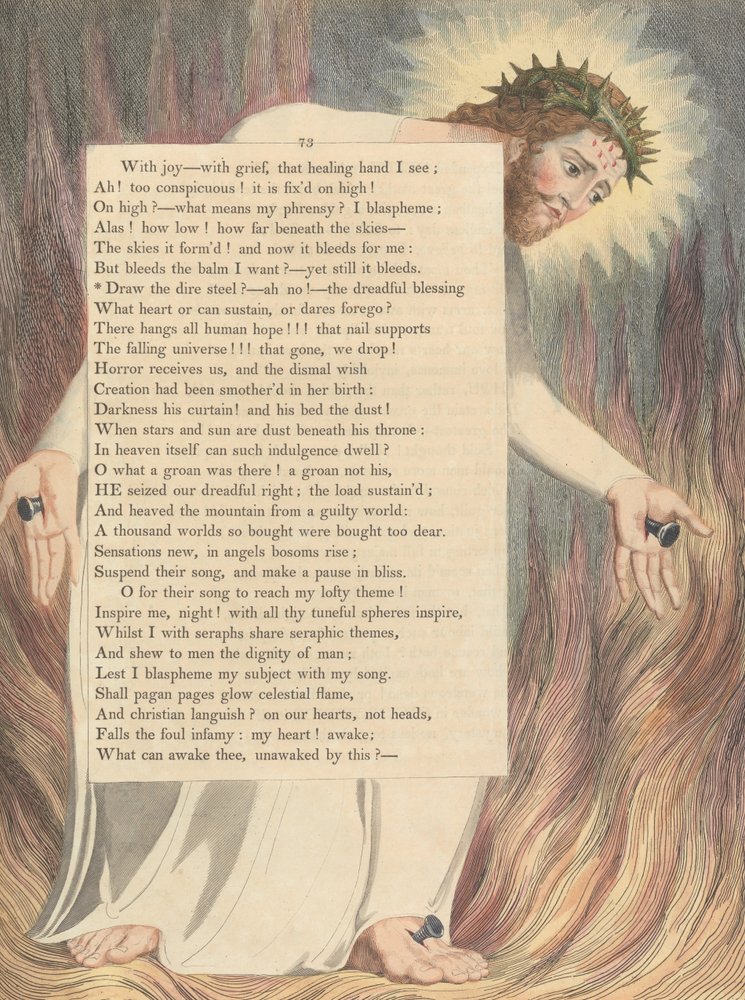 Pensieri notturni di Young, Pagina 73 da William Blake