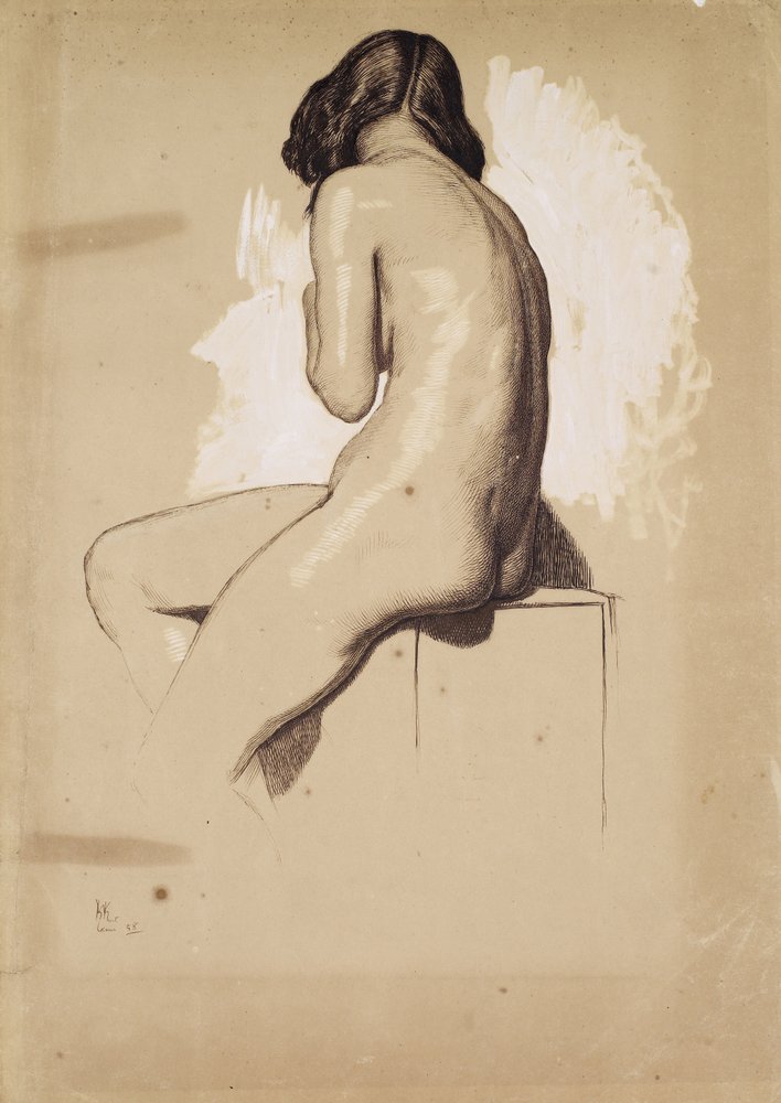 Nudo femminile da William Holman Hunt