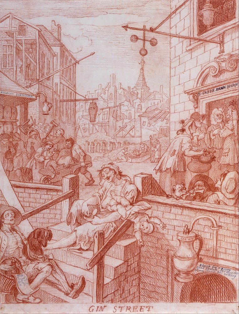 Gin-Straße da William Hogarth