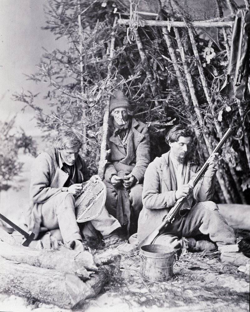 Vita del Trapper in Canada (foto) da William Notman