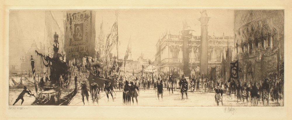 Una festa veneziana da William Walcot