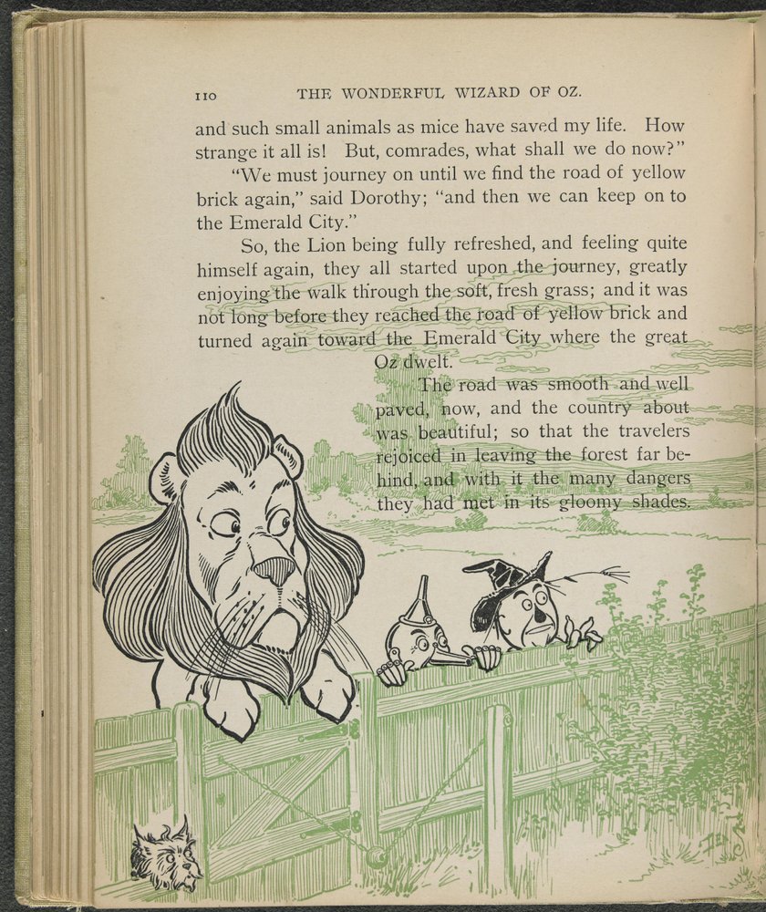 Illustrazione da "Il meraviglioso mago di Oz" di Lyman Frank Baum da William Wallace Denslow