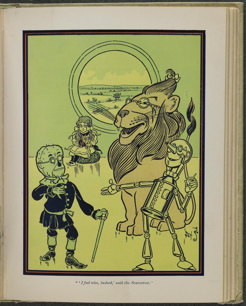 Illustrazione da "Il meraviglioso mago di Oz" di Lyman Frank Baum da William Wallace Denslow