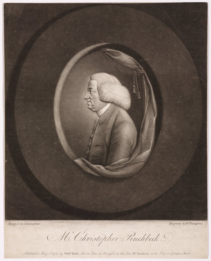 Christopher Pinchbeck, orologiaio e produttore di giocattoli inglese, c 1730 da Frederick (attr. to) Barnard