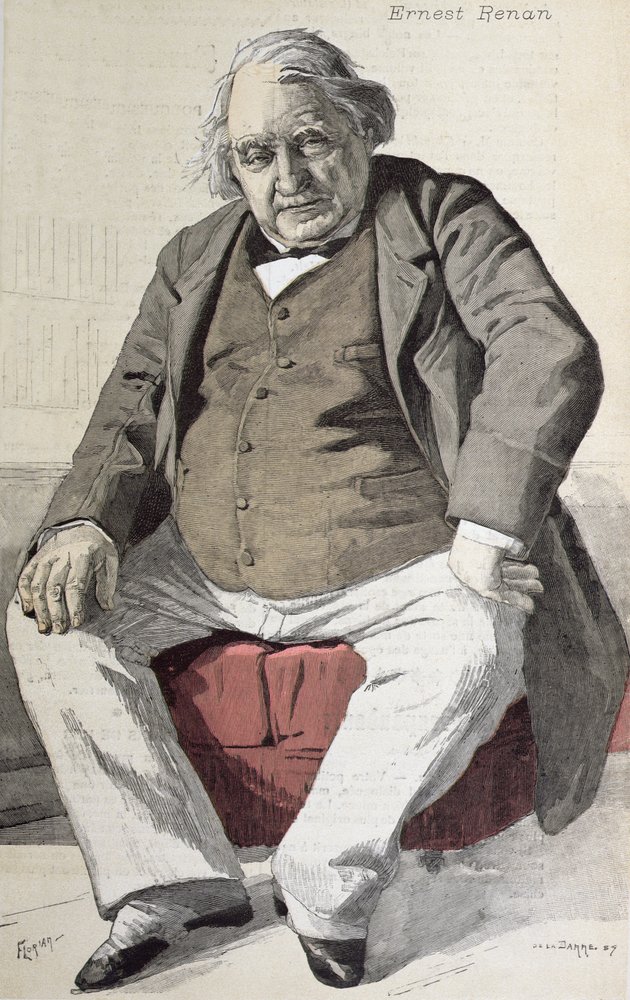 Ritratto di Ernest Renan (1823-92), da 