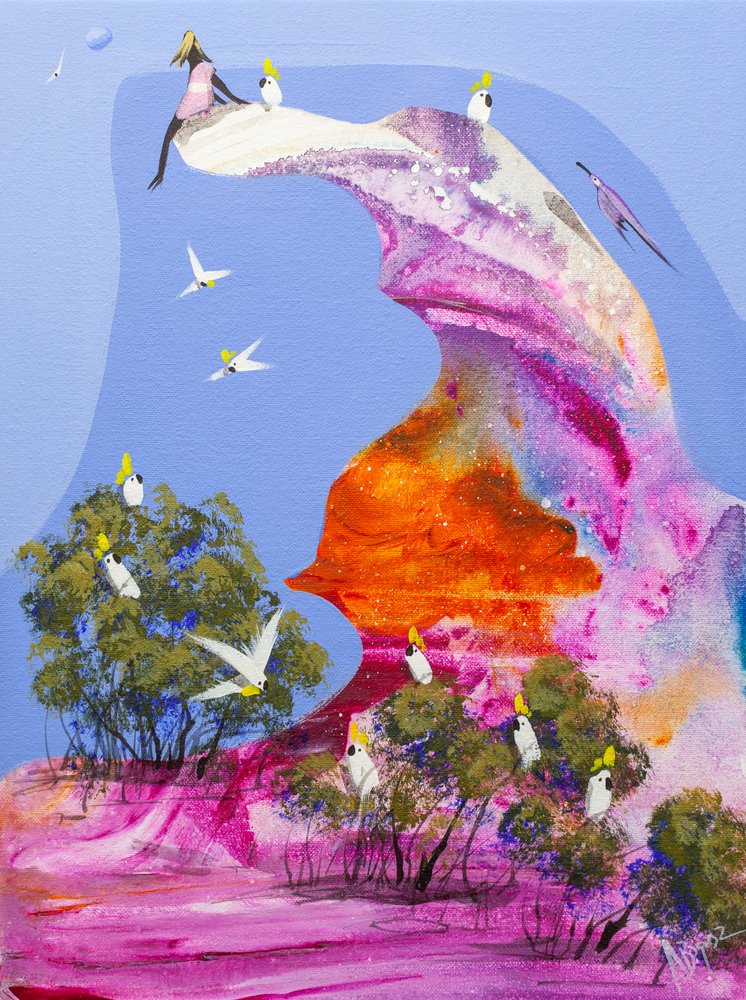 Il colorato posatoio dei cacatua da Adam Bogusz