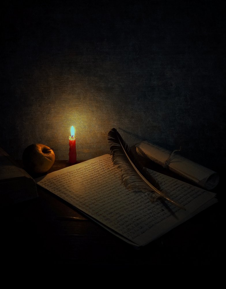 Uno studio tranquillo a lume di candela da Ahmed Idris