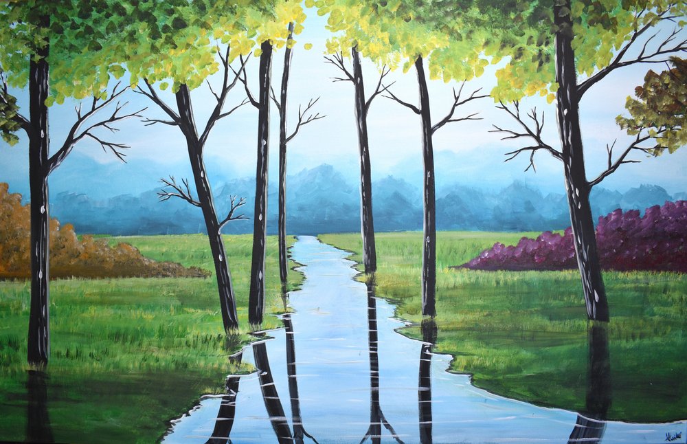 Sereno ruscello della foresta da Aisha Haider