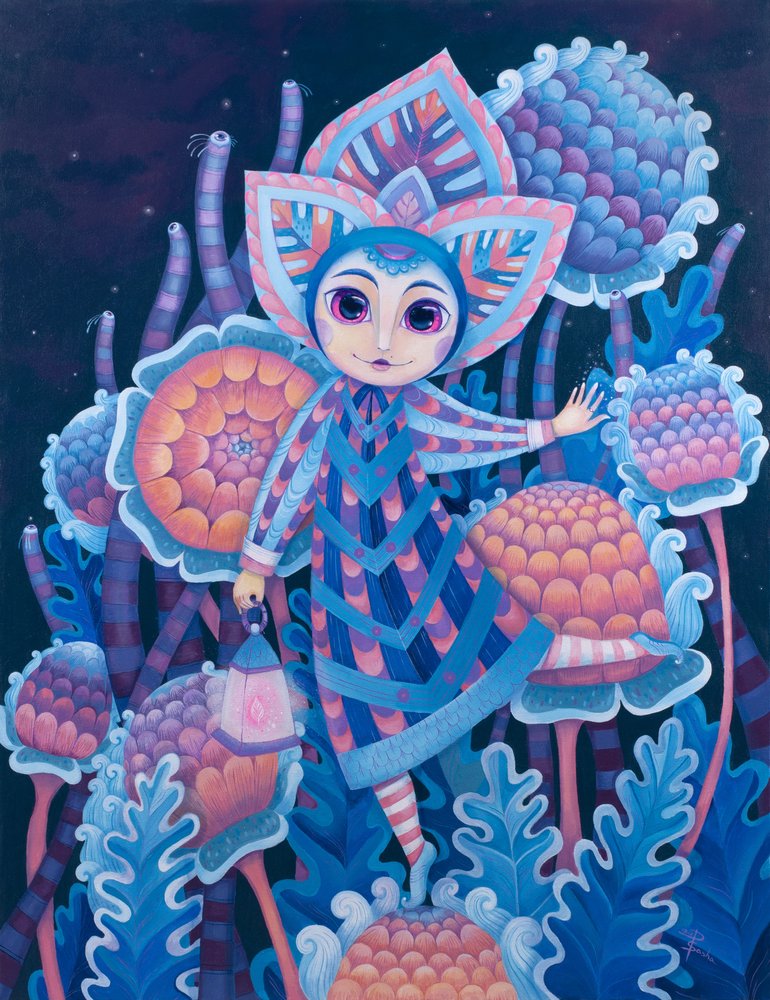 Lo spirito stravagante della lanterna da Aleksandra Paranchenko