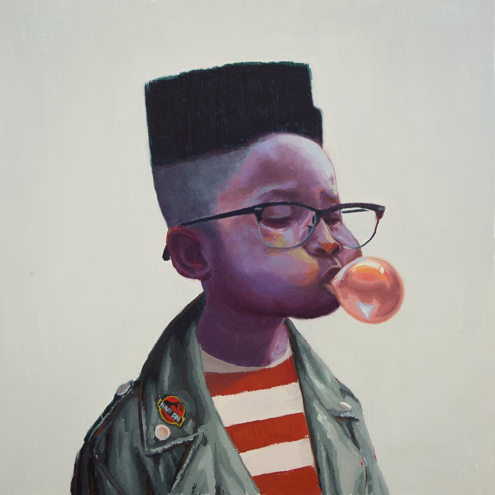Retro Boy Bubblegum Bubble da Alexander Grahovsky