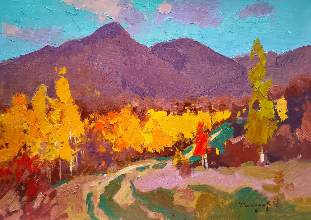 Sentiero di montagna autunnale da Alexander Shandor