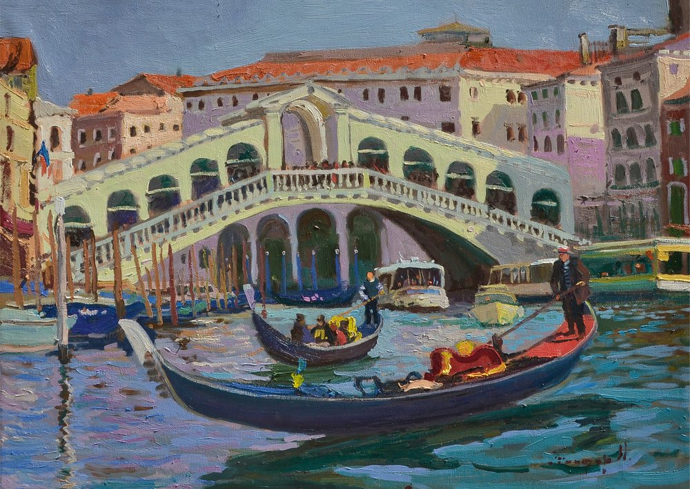 Venezia: le gondole del Ponte di Rialto da Alexander Shandor