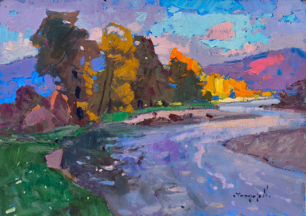 Vivace fiume autunnale da Alexander Shandor