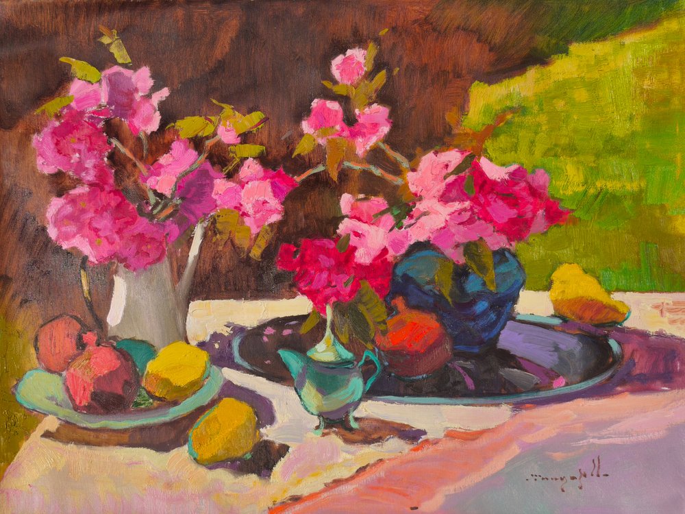 Viva natura floreale dai colori vivaci da Alexander Shandor