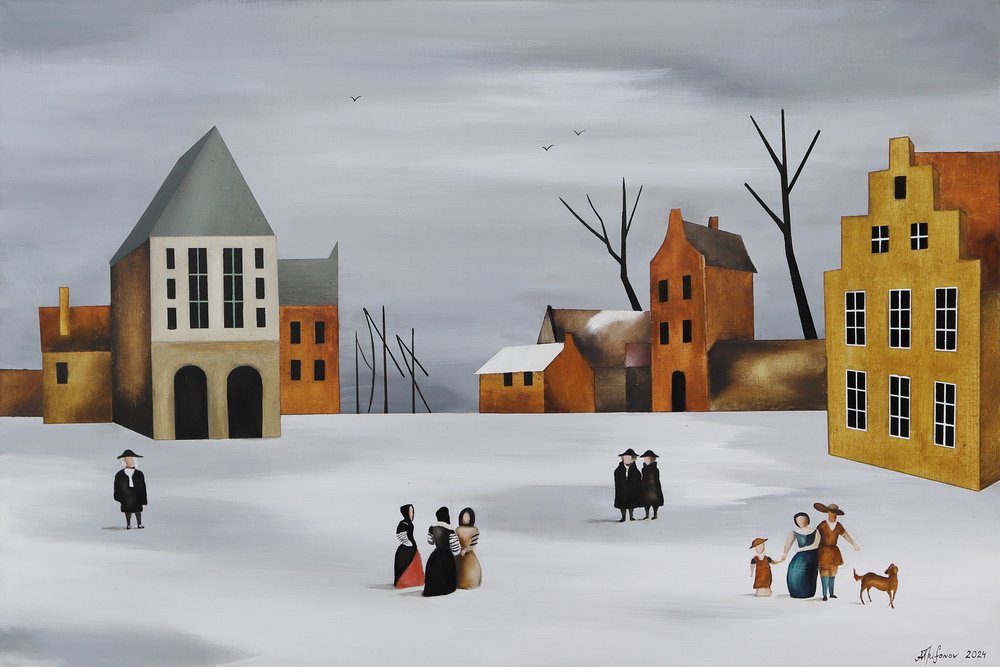 Raduno invernale del villaggio da Alexander Trifonov