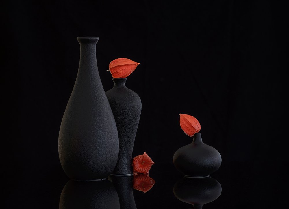 Natura morta con physalis arancioni da Alice Sheng