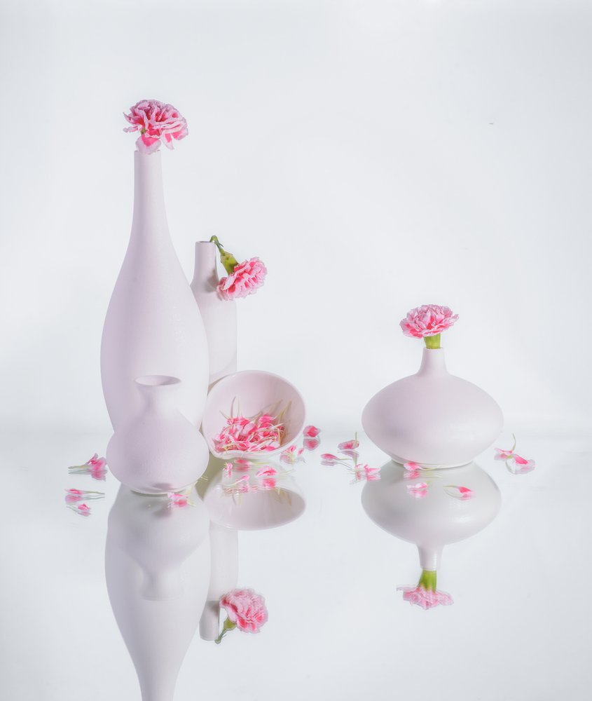 Vasi rosa sereni da Alice Sheng