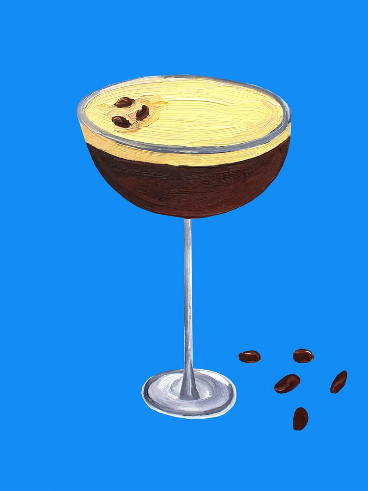 Espresso Martini Blue da Alice Straker