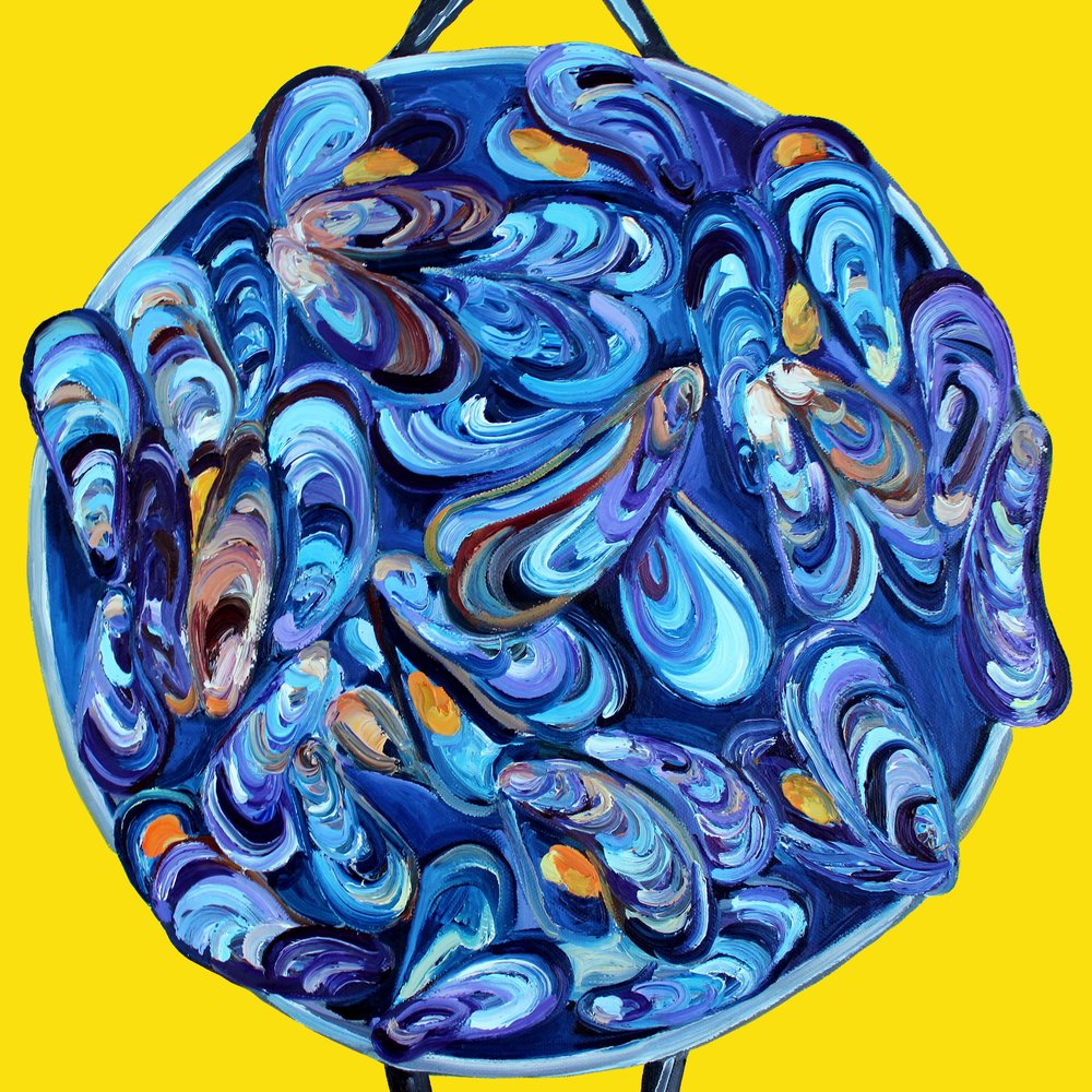 Cozze blu vivaci da Alice Straker