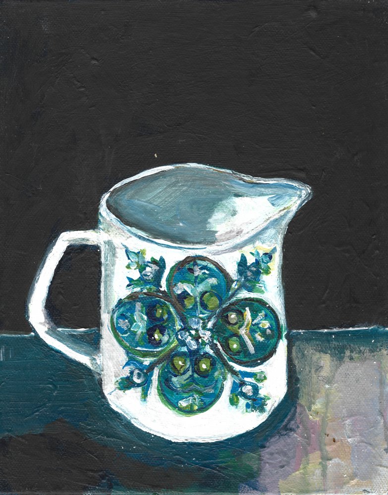 Natura morta con brocca di fiori da Alice White