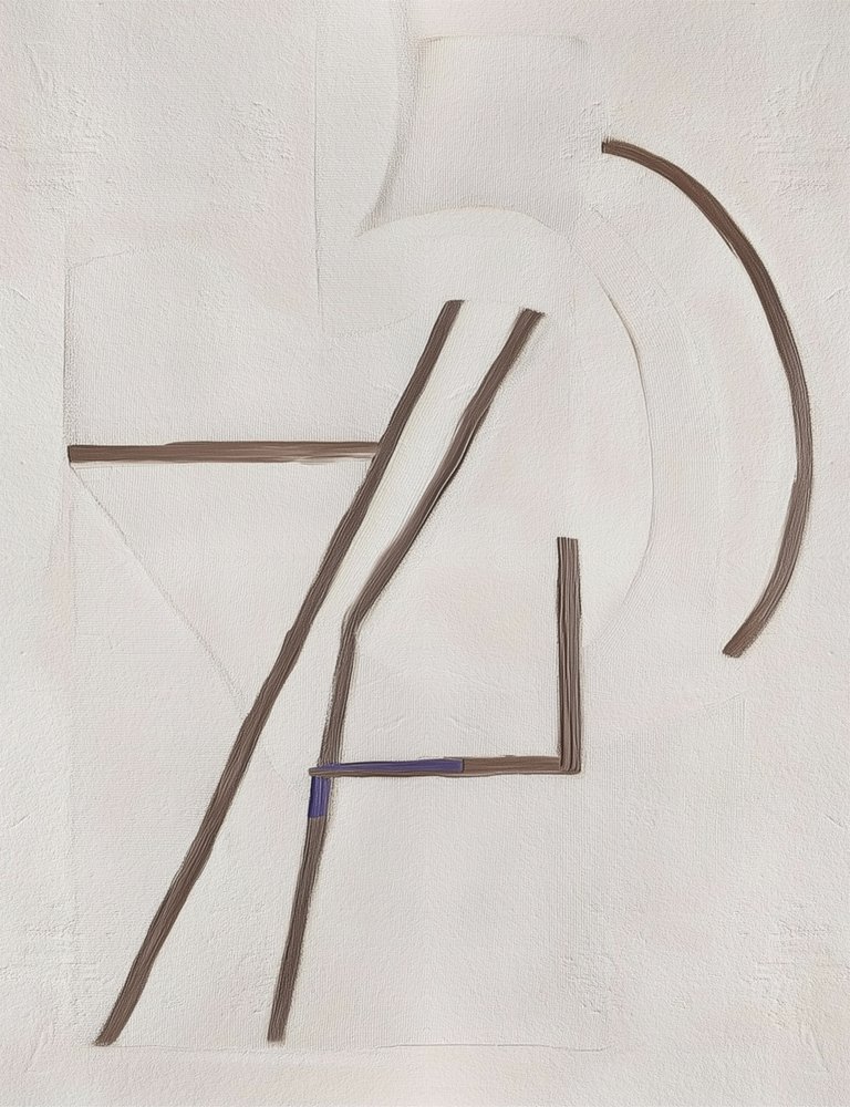 Composizione geometrica astratta da Alma