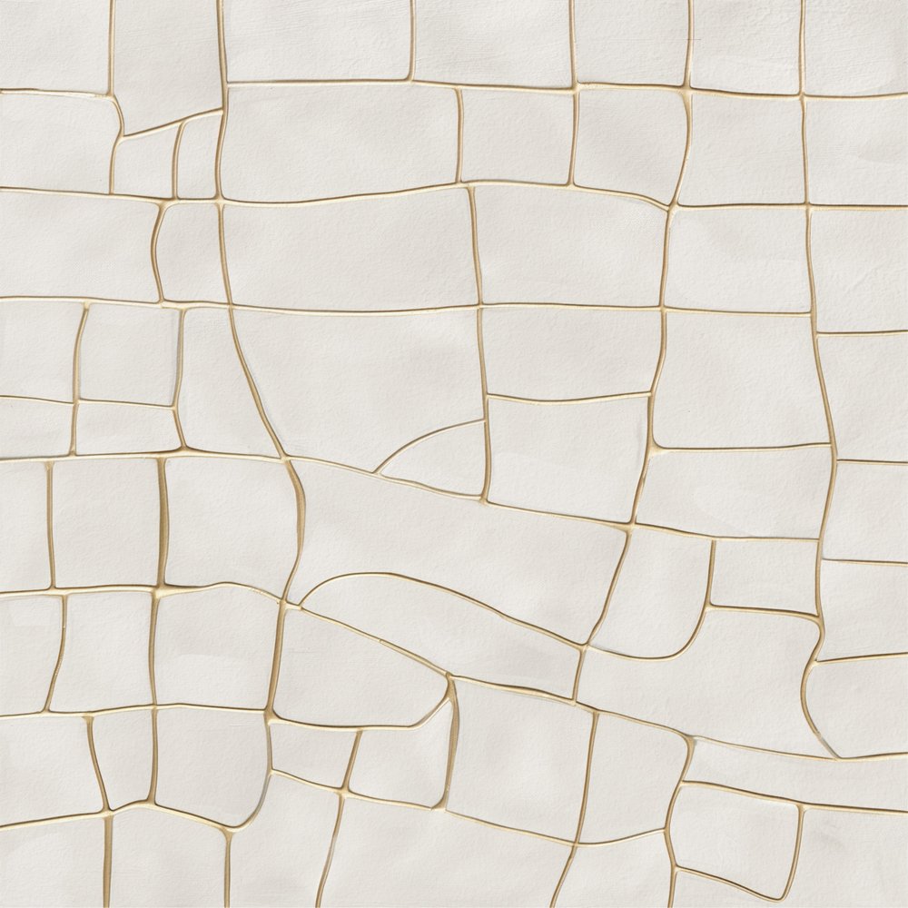 Elegante motivo a squame dorate da Alma