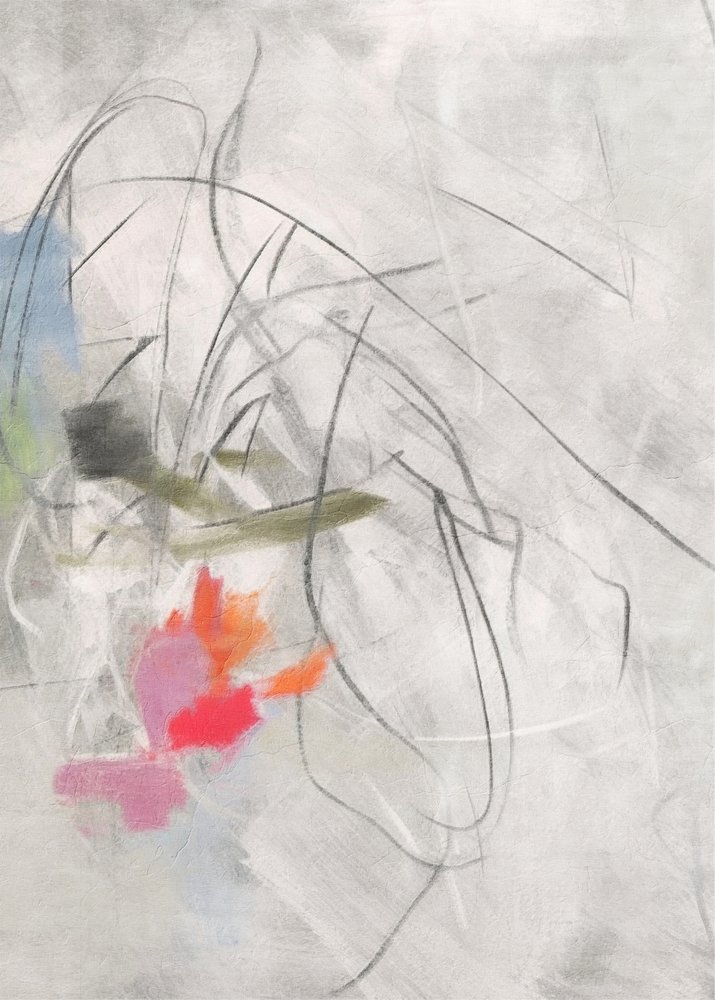 Pennellate astratte e vivaci da Alma