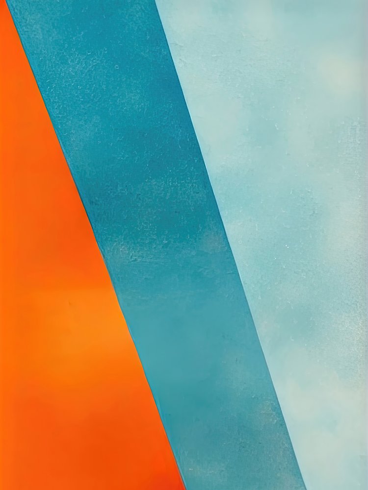 Geometrico blu-arancione da Alpenglow Workshop