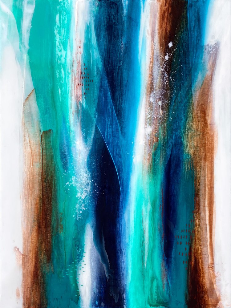 Tonalità fluide di blu e marrone da Alyson Storms