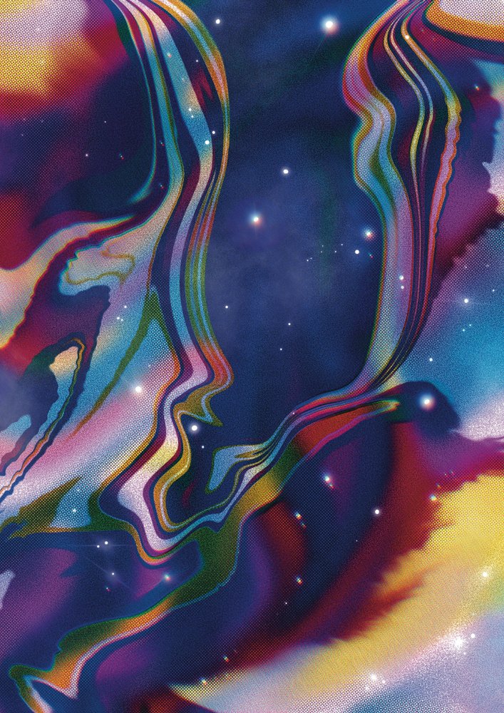 Volti cosmici eterei da Amy Louise Baker