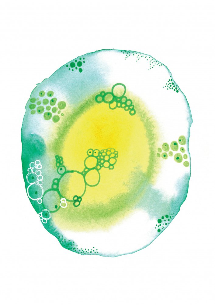 Bolle di fluido organico da Amy Louise Baker