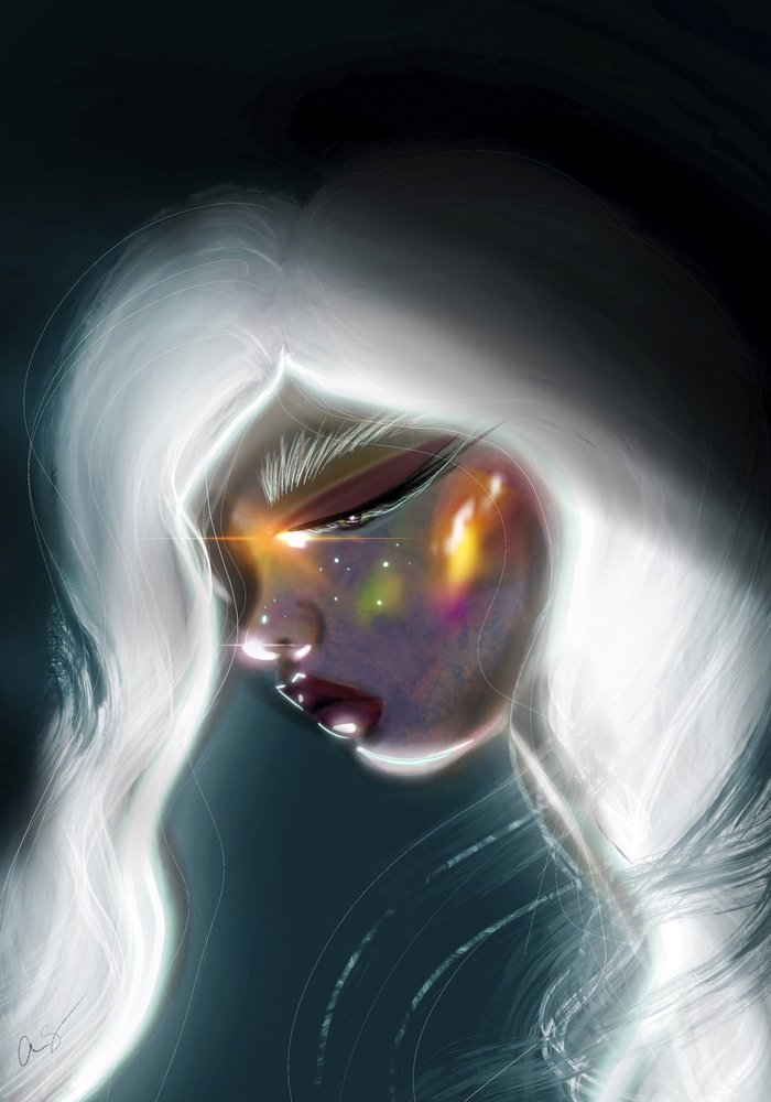 Ritratto di una donna cosmica da Amy Straley