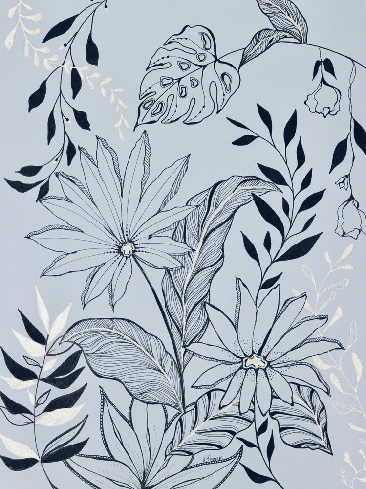 Sereno fogliame tropicale da Amy Tieman