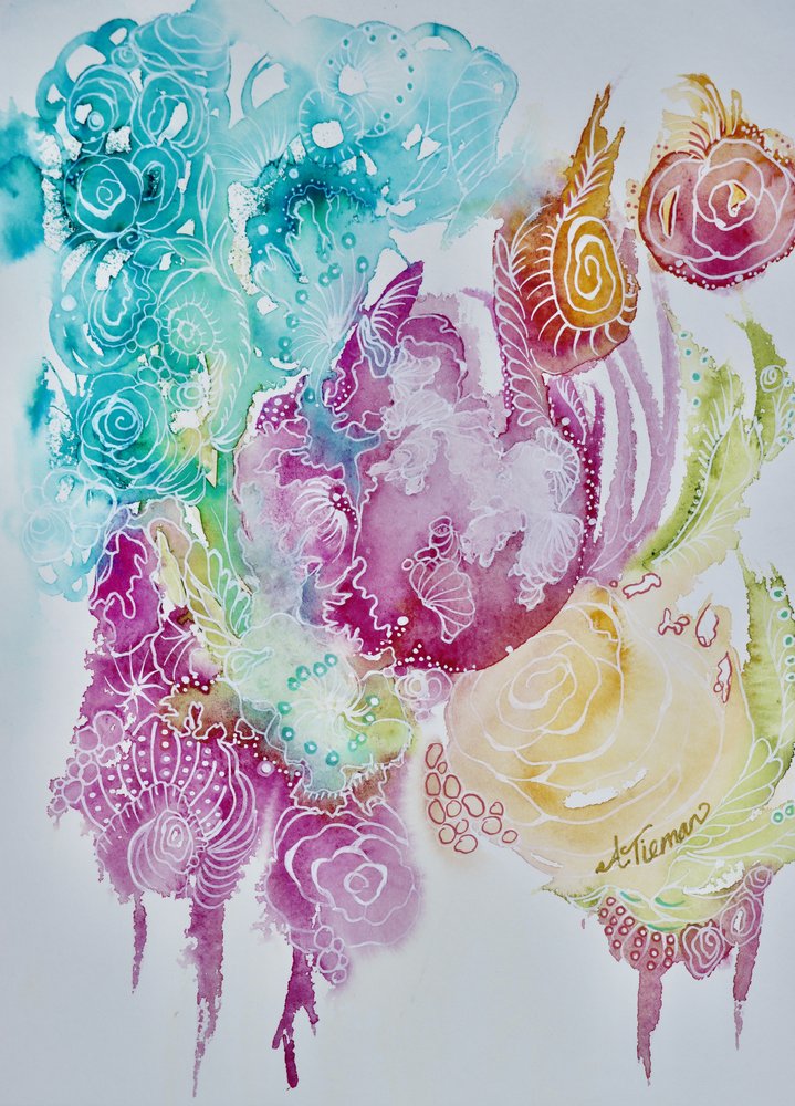 Fioritura biologica rigogliosa da Amy Tieman